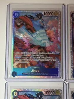 Jinbe OP14-049 Azure Sea’s Seven 4 Foil Card Play Set Lot One Piece - Image 2