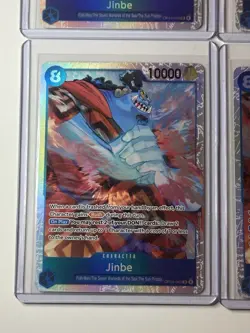 Jinbe OP14-049 Azure Sea’s Seven 4 Foil Card Play Set Lot One Piece - Image 4
