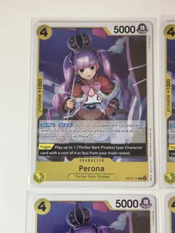 Perona OP14-111 Azure Sea’s Seven 4 Foil Card Play Set Lot One Piece - Image 2