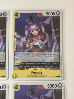 Perona OP14-111 Azure Sea’s Seven 4 Foil Card Play Set Lot One Piece - Image 3