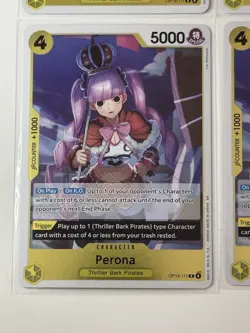 Perona OP14-111 Azure Sea’s Seven 4 Foil Card Play Set Lot One Piece - Image 4