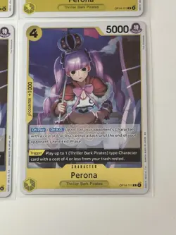 Perona OP14-111 Azure Sea’s Seven 4 Foil Card Play Set Lot One Piece - Image 5