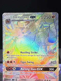 Pokemon Card Incineroar GX 147/145 Guardians Rising Secret Rare Near Mint - Image 2