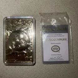 Jigglypuff Pokemon 23K Gold Plated Trading Card 1999 Limited Edition - Image 1