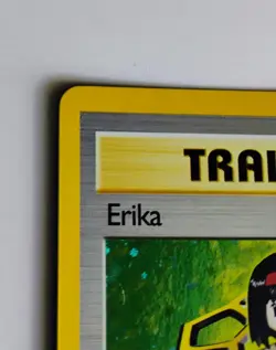 Erika Holo Rare Gym Heroes 16/132 WOTC Pokemon Card LP/NM - Image 5