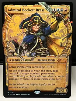 Mtg Secret Lair— Admiral Beckett Brass Foil—NM - Image 1