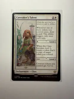 MTG - Caretaker's Talent - Bloomburrow- Regular Rare # 0006 - Image 1