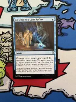 An Offer You Can’t Refuse x1 Mtg Bloomburrow Commander - Image 1