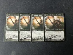4x Korlash, Heir to Blackblade Future Sight Artist signed MP MTG - Image 1