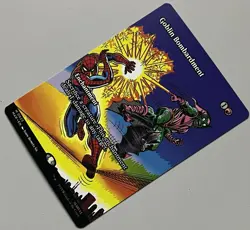 MTG Marvel Universe Goblin Bombardment Enchantment MYTHIC REGULAR #0023 - Image 3