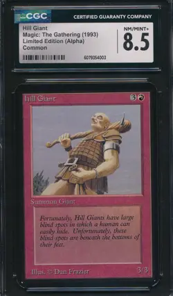 Alpha Hill Giant CGC 8.5 Graded Magic MTG (4003) -magicgraders- - Image 1