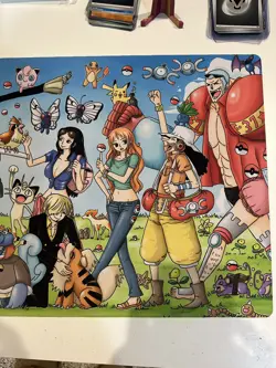 Custom Pokemon One Piece Tcg Play Mat Playmat!!! US Shipper - Image 3