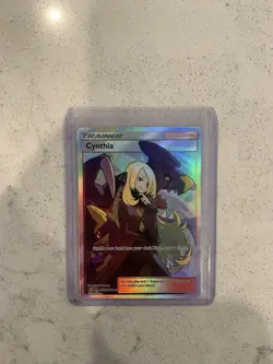 Pokemon TCG Hidden Fates Cynthia #SV82/SV94 Rare NM/Mint Shiny Vault 2019 - Image 1