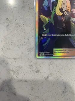 Pokemon TCG Hidden Fates Cynthia #SV82/SV94 Rare NM/Mint Shiny Vault 2019 - Image 3