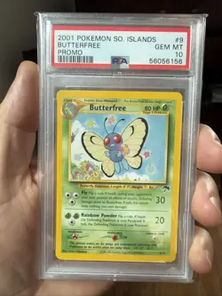 2001 POKEMON SOUTHERN ISLANDS PROMO 9 BUTTERFREE Gem Mint PSA 10 - Image 1
