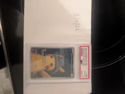 2023 Pokemon TCG SVP En Pokemon X Van Gogh #085 Pikachu Grey Felt Hat PSA 10 - Image 1