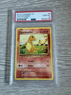 Pokemon TCG - Evolutions 2016 - Charmander #9/108 - PSA 10 GEM MT - Regular - Image 1