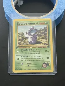 Giovanni's Nidoran Gym Challenge 1st Edition Regular Common 76/132 - Pokemon TCG - Image 3