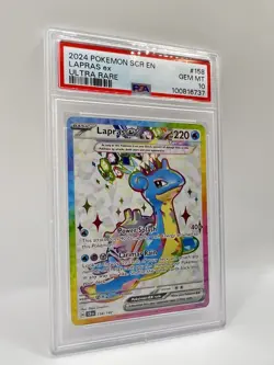 PSA 10 Gem Mint Lapras Ex Ultra Rare 2024 Pokemon Stellar Crown #158 Pokemon TCG - Image 2