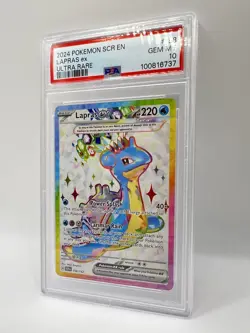 PSA 10 Gem Mint Lapras Ex Ultra Rare 2024 Pokemon Stellar Crown #158 Pokemon TCG - Image 3
