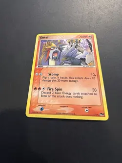 Entei 1/17 Pop Series 2 Holo Rare Pokemon TCG Vintage - Image 3
