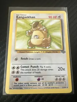 Pokemon TCG Kangaskhan 21/64 Jungle Non Holo - Image 1