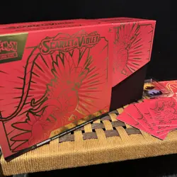 Pokemon TCG Scarlet Violet Empty Elite Trainer Box (ETB) With Accessories - Image 1