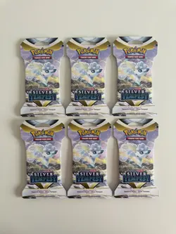 Pokemon TCG Sword & Shield Silver Tempest x6 Sleeved Booster Packs – Sealed - Image 1