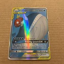 Pokemon Magikarp & Wailord GX TAG TEAM Full Art Ultra Rare SM-Team Up 160/181 - Image 2