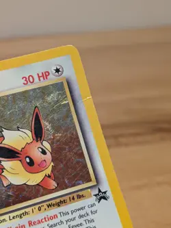 2000 Eevee Holofoil Black Star Promo #11 WOTC Era Vintage Eeveelution LP/MP - Image 4