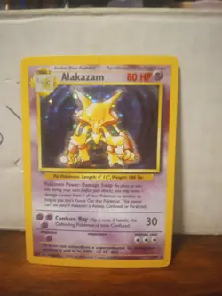The Pokemon Company Alakazam Base Set Holo Rare Holo 001/102 80 HP - Image 1