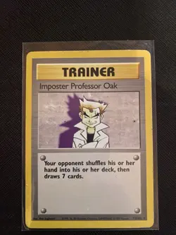 Pokemon TCG - Imposter Professor Oak 73/102 - Base Set - MP - Image 1