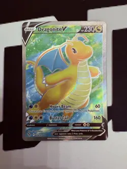 Dragonite V (Full Art) 076/078 Pokemon GO Holo - Image 1