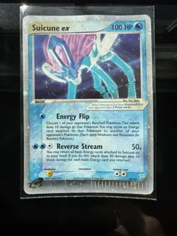 POKEMON TCG MAGMA AQUA SUICUNE EX 94/95 100HP HOLO ULTRA RARE BASIC ENGLISH - Image 1