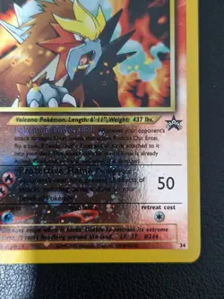 Pokemon TCG Entei Black Star Promos Reverse Holo #34 - Image 4