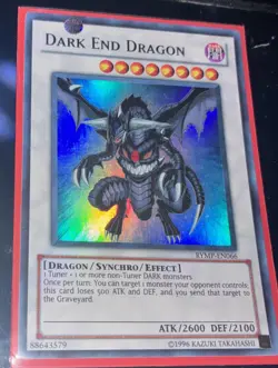 Yugioh Dark End Dragon RYMP-EN066 Super Rare NM - Image 1