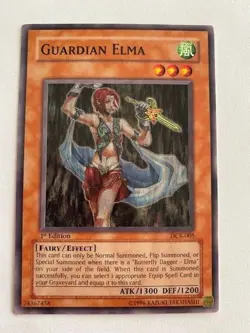 Yugioh! Card GUARDIAN ELMA - DCR-005 - 1st Edition - Near Mint - Image 1