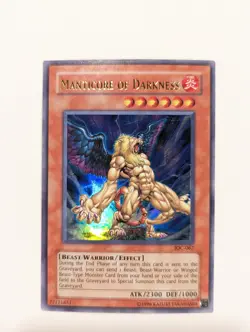 Manticore of Darkness Invasion of Chaos IOC-067 1st Edition Ultra Rare LP - Image 1