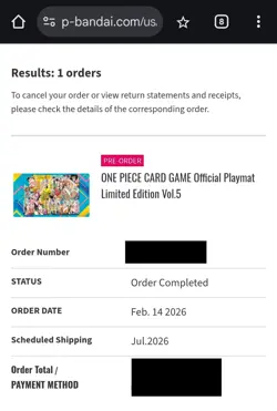 One Piece Official Playmat Limited Edition W/ Luffy Promo Vol. 5 Sealed Presale - Image 3