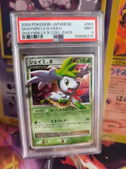 Pokemon Card Shaymin Lv. X Holo Collection Pack 2009 Platinum Japanese PSA 9 - Image 1
