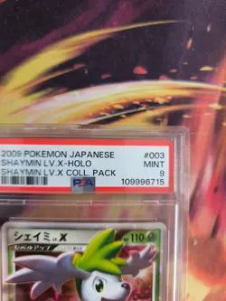 Pokemon Card Shaymin Lv. X Holo Collection Pack 2009 Platinum Japanese PSA 9 - Image 4