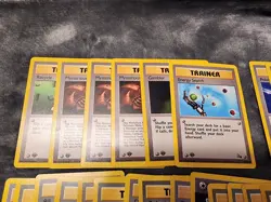 79x Vintage Pokemon Trainer Card Lot - Base Set Jungle Fossil - 6x 1ST EDITION - Image 2