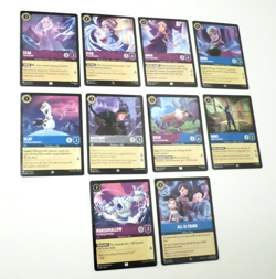 Disney Lorcana Theme - Frozen Lot of 10 cards - Elsa, Anna, Olaf - Image 2