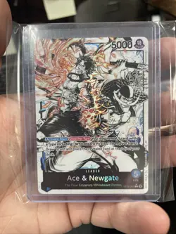 ST22-001 Ace & Newgate (Alt Art) ONE PIECE Card TCG NM English - Image 1