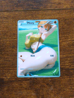 Beautiful Waifu Card - MIsty Casual Goddess ACG Custom DIY Fan Art Card - Image 1