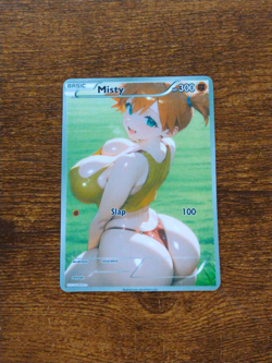 Beautiful Waifu Card - MIsty Out - Goddess ACG Custom DIY Fan Art Card - Image 1