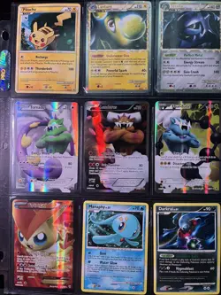 POKEMON RARE BINDER PAGE (9 CARDS) - Image 1
