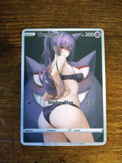 Beautiful Waifu Card - Gengat Gengar - Goddess ACG Custom DIY Fan Art Card - Image 1