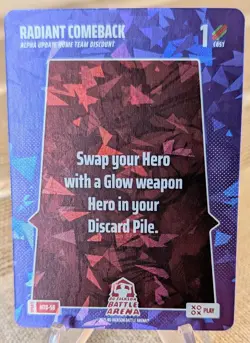 Radiant Comeback 2025 Bo Jackson Battle Arena Blast Update Play Card #HTD-58 - Image 1