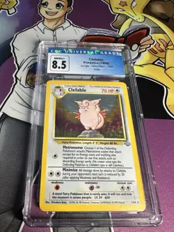 CGC 8.5 Clefable 1999 Jungle 1/64 Holo Pokemon Card - Image 1